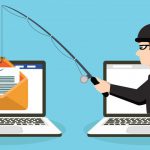 Cybercriminal phishing attack
